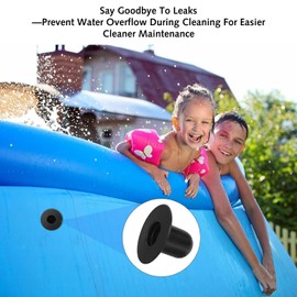 4 pcs Pool Wall Plug Replacement Compatible with Intex BestwayPools Grounds, Swimming Pool Filter Hole Plug Reliable Pool Strainer Hole Plug Stopper for Pool Above Ground (blue)