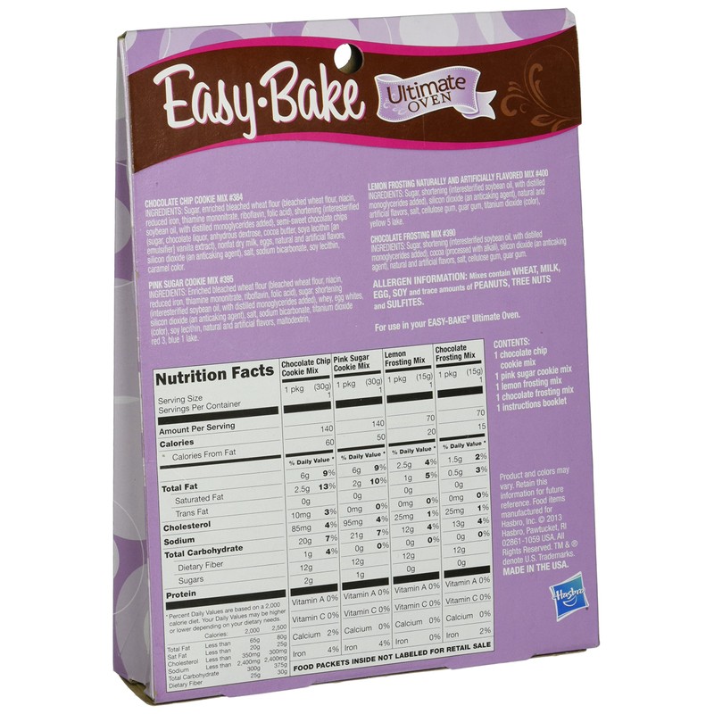 Easy-Bake Ultimate Oven Chocolate Chip and Pink Sugar Cookies Refill