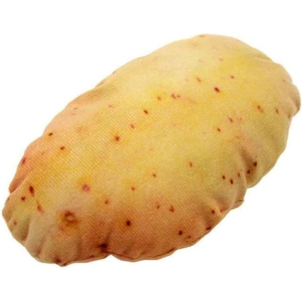 Pchnfei Potato Shape Squeaky Toys, Cute Food Plush Toys Chew