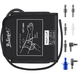 Pro Comfort Extra Large Blood Pressure Cuff 8.7-20.5" (22-52 CM)，Compatible with Most Automatic Blood Pressure Monitors, XL BP Replacement Cuffs for Adult Big ARM, with 8 Connectors