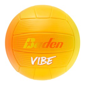 Baden Vibe Volleyball Ball, Beach Volleyball for Children, Teenagers and Adults, Durable and Soft Feel Ball, Ideal for Outdoor Pool, Beach, Pool and Leisure, 5, Yellow