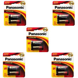 5x Panasonic 6V 2CR5 Photo Lithium Battery Replace RL2CR5-1, XLDL223AB, XLDL245B Fit Canon: EOS 750, EOS 850, EOS RT, EOS-10, POWER SHOT PRO 70 Nikon: COOLPIX 8700,COOLPIX 880,COOLPIX 885,COOLPIX 995