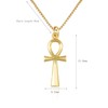 SUPJEWE 14K Gold Cross Pendant Necklace for Women, Hypoallergenic, Stylish
