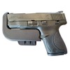 Fits S&W Shield Plus. Zero Carry Elite in waistband holster.