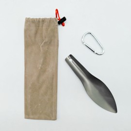 COZENTA Shovel Scoop, Small, Titanium, Lightweight, Gardening, Outdoor Activities, Camping
