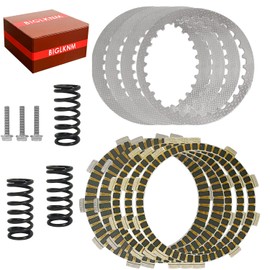 BIGLKNM Clutch Friction & Steel Plates Compatible with Z400 ZX-4R ZX-4RR Ninja 400 EX400 2018-2024 Replacement 13088-0593 Motorcycle Ninja 400 Clutch Kit