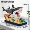 ONITUOFO Mechanical Shark Building Set for Adult,Movable Fish Ocean Building