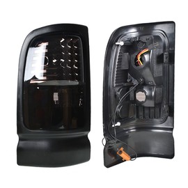 WFLNHB Driver and Passenger Side Tail Lights Assembly Replacement for Ram Truck 1500 2500 3500 1994-2001 Rear Tail Light Lamp CH2801135 CH2800130