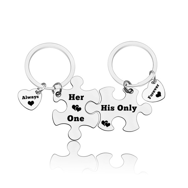 Couple Keyring for Boyfriend Girlfriend Couple Keychain Boyfriend Gifts from