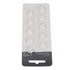 10PCS Hearing Ear Tips Higher Transparency Dual Layer Closed Comfortable