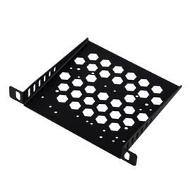 GeeekPi DeskPi RackMate TT Accessories 7 inch 0.5U Rack Shelf, 0.5U Server Rack Shelf Vented Rack Mount Cantilever Tray Only for DeskPi RackMate TT Network Cabinet