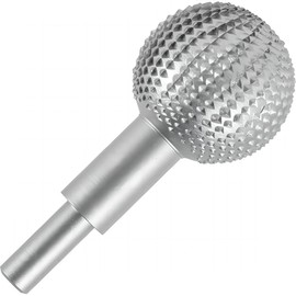 KEWAYO Carbon Steel Sphere Rotary Burr - 10mm Shank, Ideal for Wood Carving, Grinding, Polishing, and Engraving with 115/125 Angle Grinder