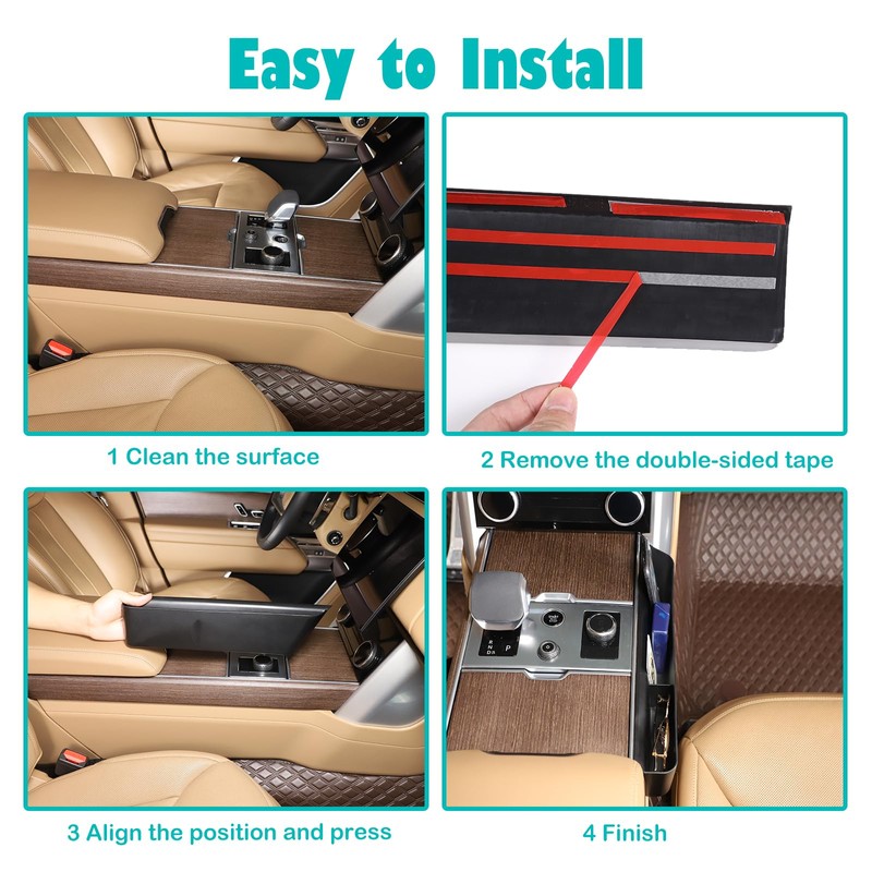 Heutamo Gear Shift Organizer Tray Compatible with Land Rover Range