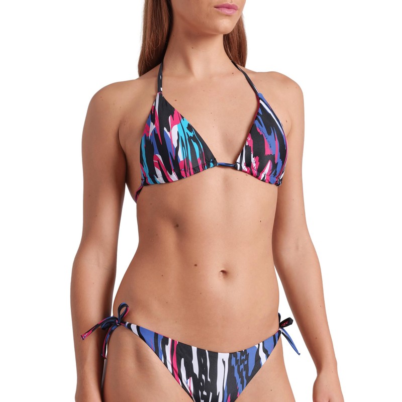 ARENA Bikini a Triangolo da Donna Water Print