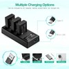 FirstPower LP-E17 Battery 3-Pack and Triple Slot Charger for Canon