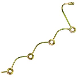 MuHize Fuel Return Overflow Pipe - Durable Fit for Perkins & Caterpillar Engines, Prevents Fuel Leaks