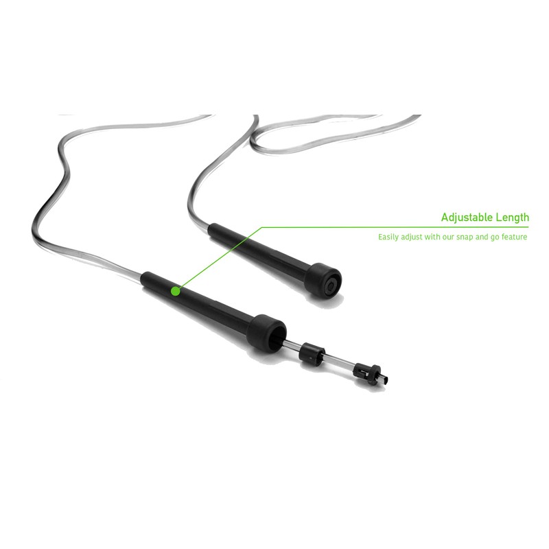 Mind Reader Adjustable Jump Rope and 4.75" Handle, (Pack of