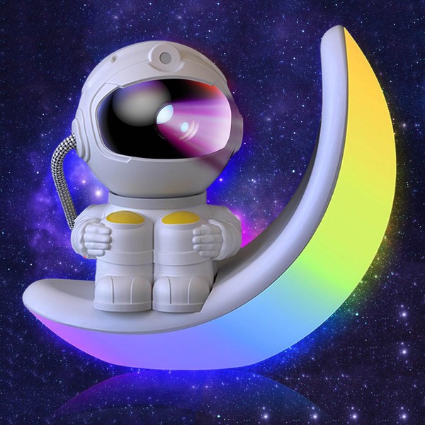 IC ICLOVER Astronaut Galaxy Projector Star Light, Nebula Spaceman Projector