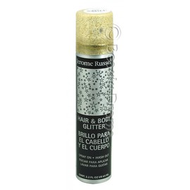 Jerome Russell Glitter Spray For Hair & Body Gold Color 2.2 oz