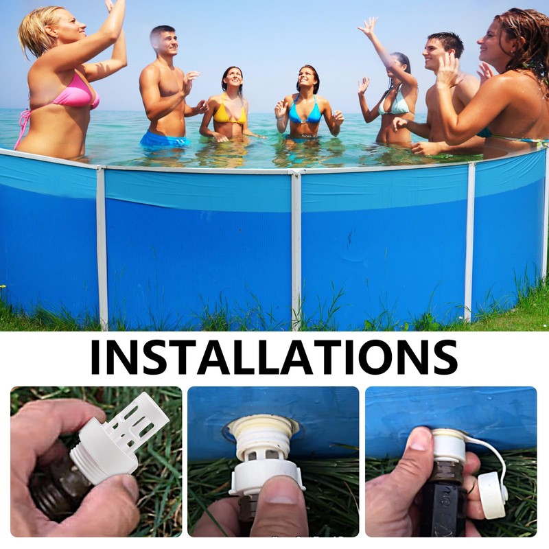 Pool Drain Connector 10184 Hose Adapter Suitable for Intex Round