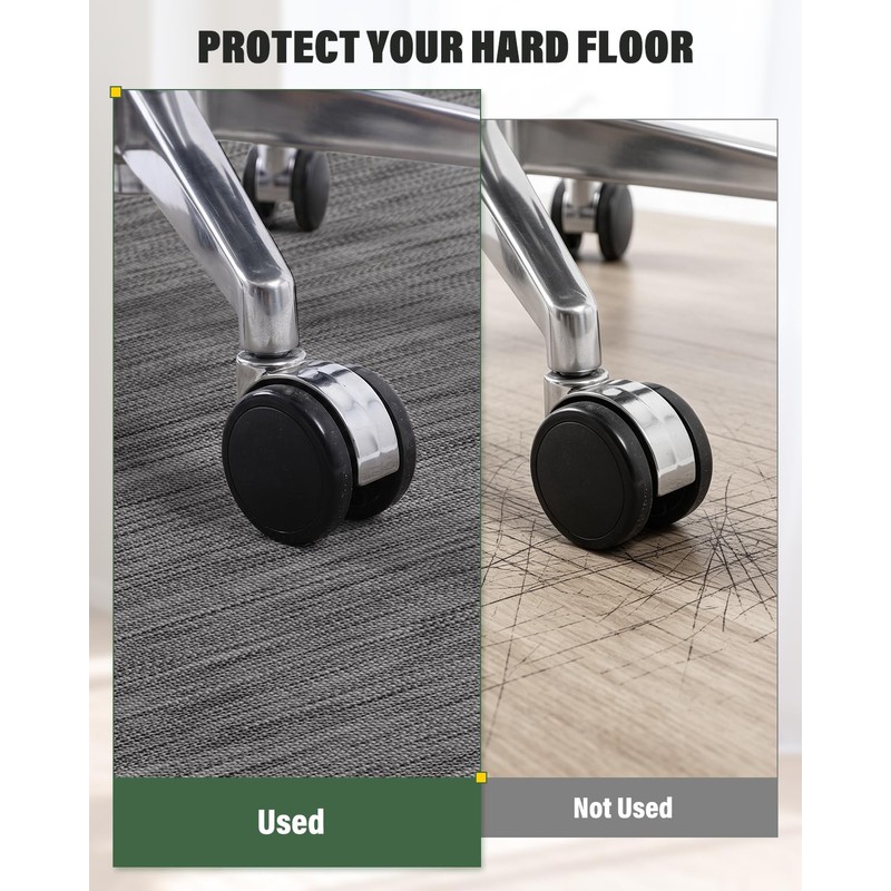 Asrug Office Chair Mat for Hardwood Floor 36" x 48"