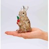 43 Piece Crystal Puzzle Rabbit Brown 50234