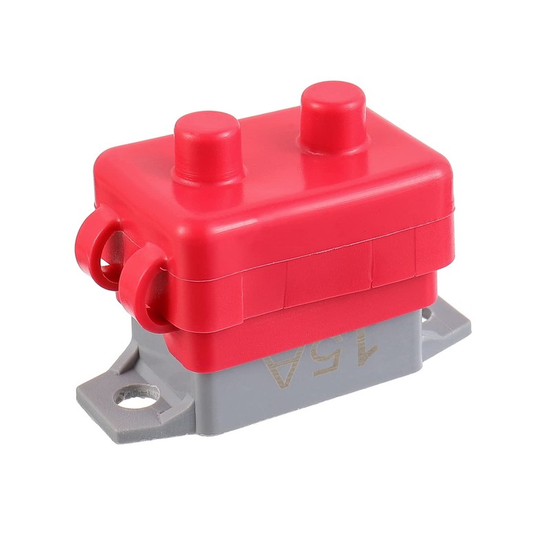 EPLZON 15A 12V-24V Automatic Reset Circuit Breaker with Cover Stud