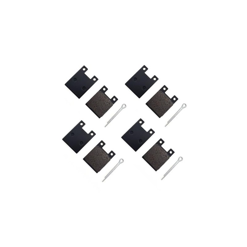 XYT WORLD 4 Pairs Organic Bicycle Bike Disc Brake Pads