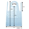 ACE WS6630 Disposable Polyethylene Aprons, 50 Pieces, Blue, PE Apron,