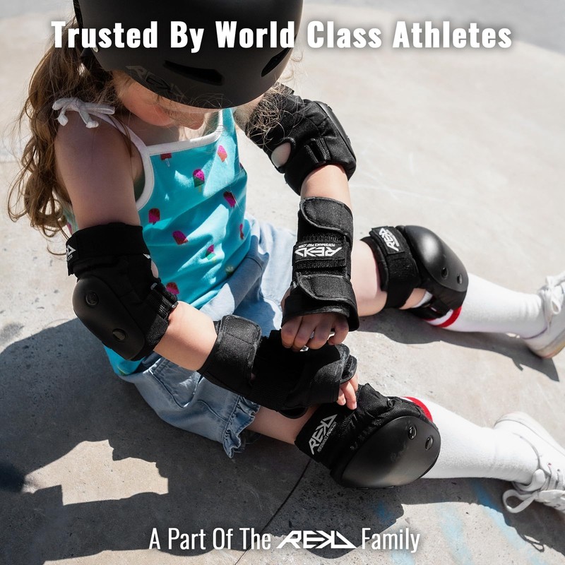 REKD Junior Heavy Duty Triple Pad Set, Complete Protection Pack,