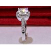 TenFit Jewelry 3 Carat VVS1 Simulated Diamond Engagement ring for