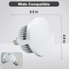 MOUNTDOG 85W 5700K E27 Socket LED Bulbs with Remote LED