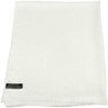 CJ Apparel White Solid Color Design Nepalese Shawl Seconds Scarf