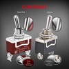 DaierTek Waterproof Toggle Switch 12V DC 30A Heavy Duty 2