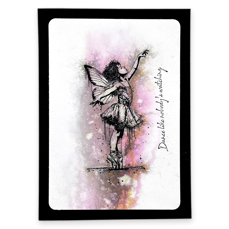 Cosmic Shimmer Dance Pre Cut Rubber Stamp Set by Andy