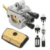 Aynaxcol 1137-120-0621 Carburetor Kit, Replacement for Stihl MS194 MS194T MS194TC