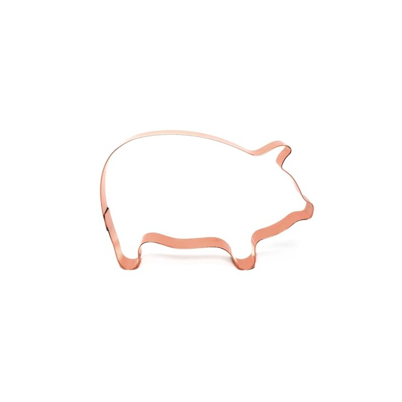 Pig Cookie Cutter 5.25 Inch Handcrafted by The Fussy Pup