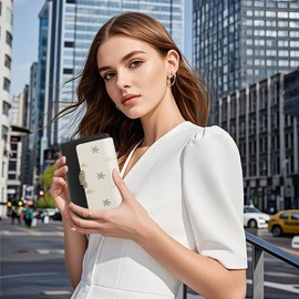 REETEE Women's Small PU Leather Purse, Women's Small and Short Format Purse, Many Compartments, Women's Purse with 10 Card Slots and Zip Coin Compartment Wallet, Z-black, Modern