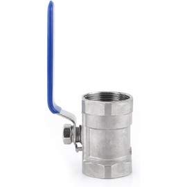 Ball Valve, Female Thread, 304 Stainless Steel Ball Valve, Manual Shut-off Valve, Ball Valve, for Water, Oil (3/4 Inch)