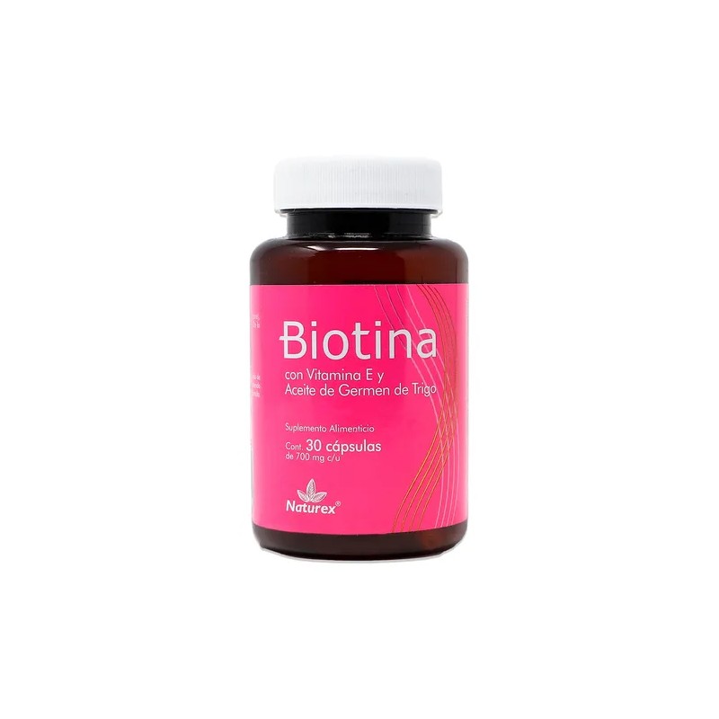 Biotina Con Vitamina E Y Germen De Trigo C/30 Caps