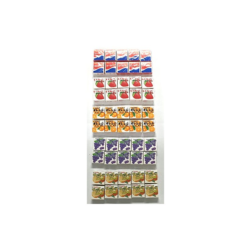 Marukawa Bubble Gum Assort Pack / 4 Pieces x 50
