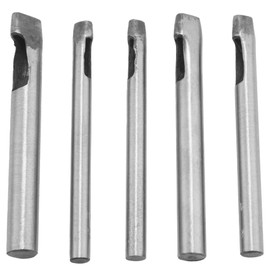 5 Pcs Oval Hole Punch Set Leather Hole Punch Set (4x6mm, 4x7mm, 4x8mm, 4x10mm, 4x12mm)