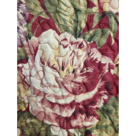 Unbranded Vintage Inspired Floral Quilted Fabric by the yard