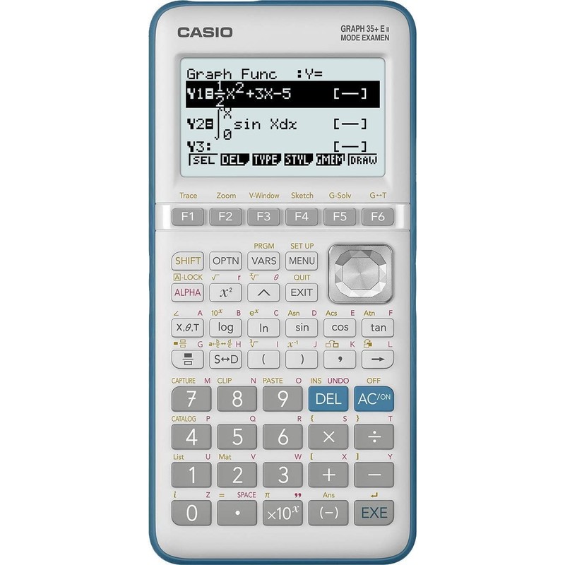 Casio Graph 35+E II including a WYNGS protective case in