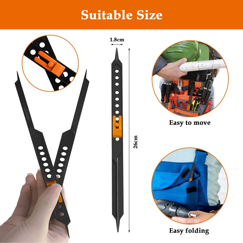 Proportional Dividers Scale Divider for Artists Drawing Drafting Compasses Adjustable