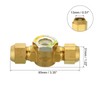 PATIKIL Sight Glass, 1/2 x 1/2 SAE Universal Liquid Moisture