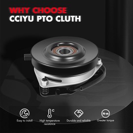 cciyu PTO Clutch 461074 Clutch Replacement for SCAG 461074 461073 461397 48786, for Ogura-MA-GT-EXM3XS(H58) for Rotary: 15775 Lawn Mower Clutch