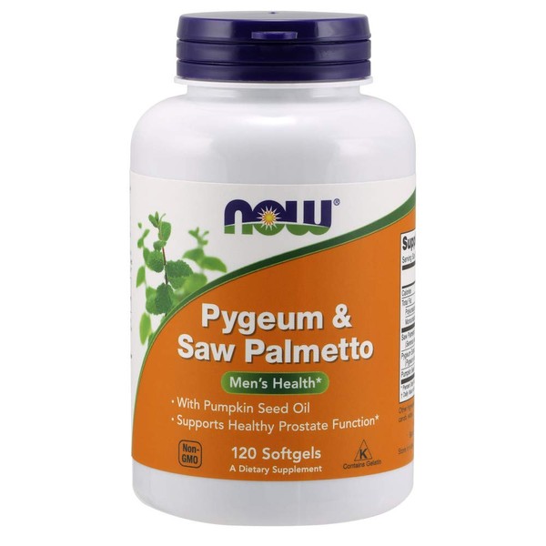 Now Foods Pygeum & Saw Palmetto 120 Softgel (Pack of 2)