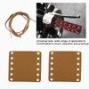Grcfumo Motorcycle Handlebar Grip Covers, Motorcycle Grip Wraps, Leather Handle