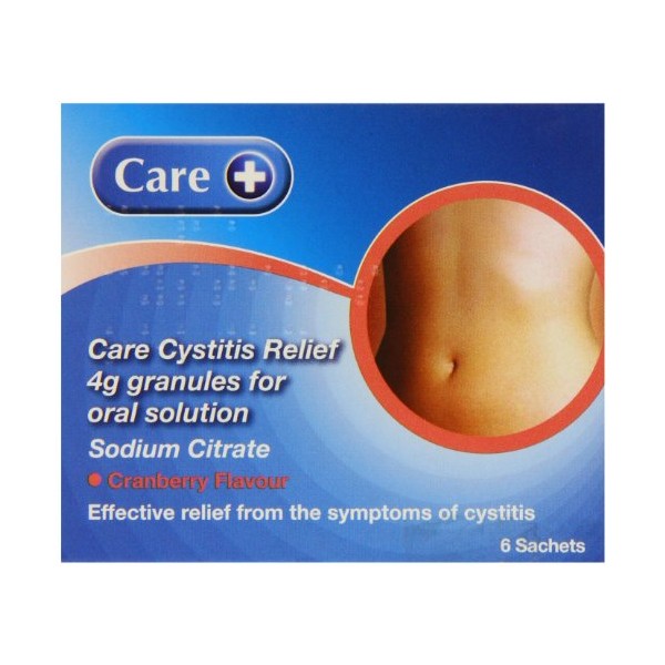 Care Cystitis Relief Granules for Oral Solution, 6 Sachets